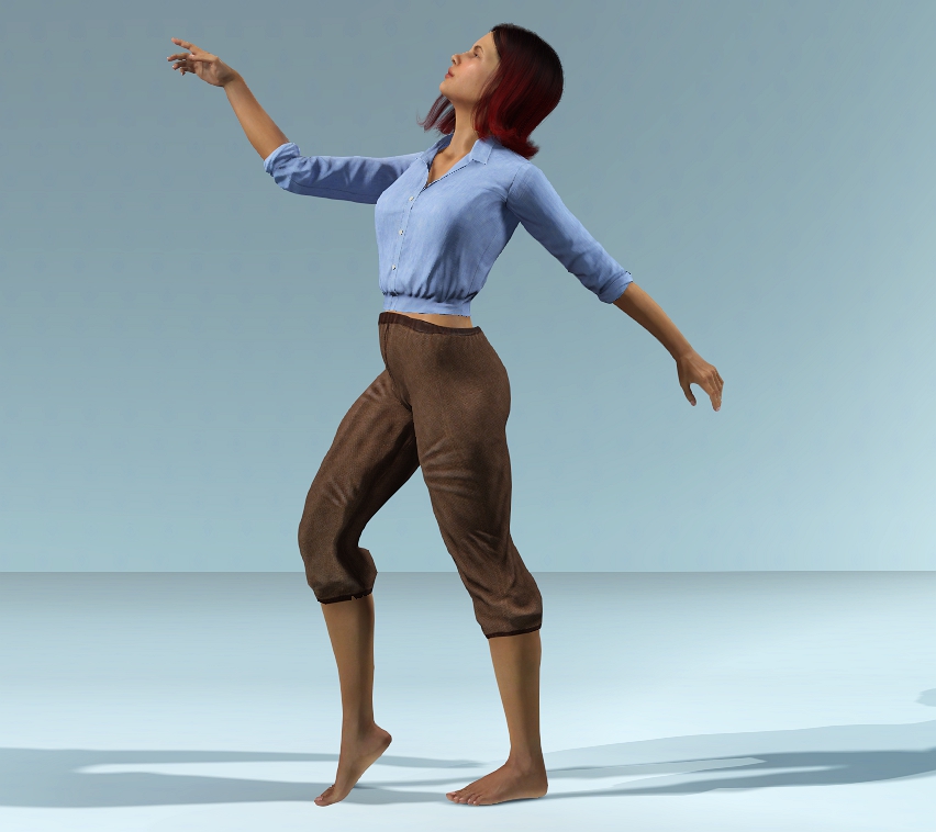 Anne posed